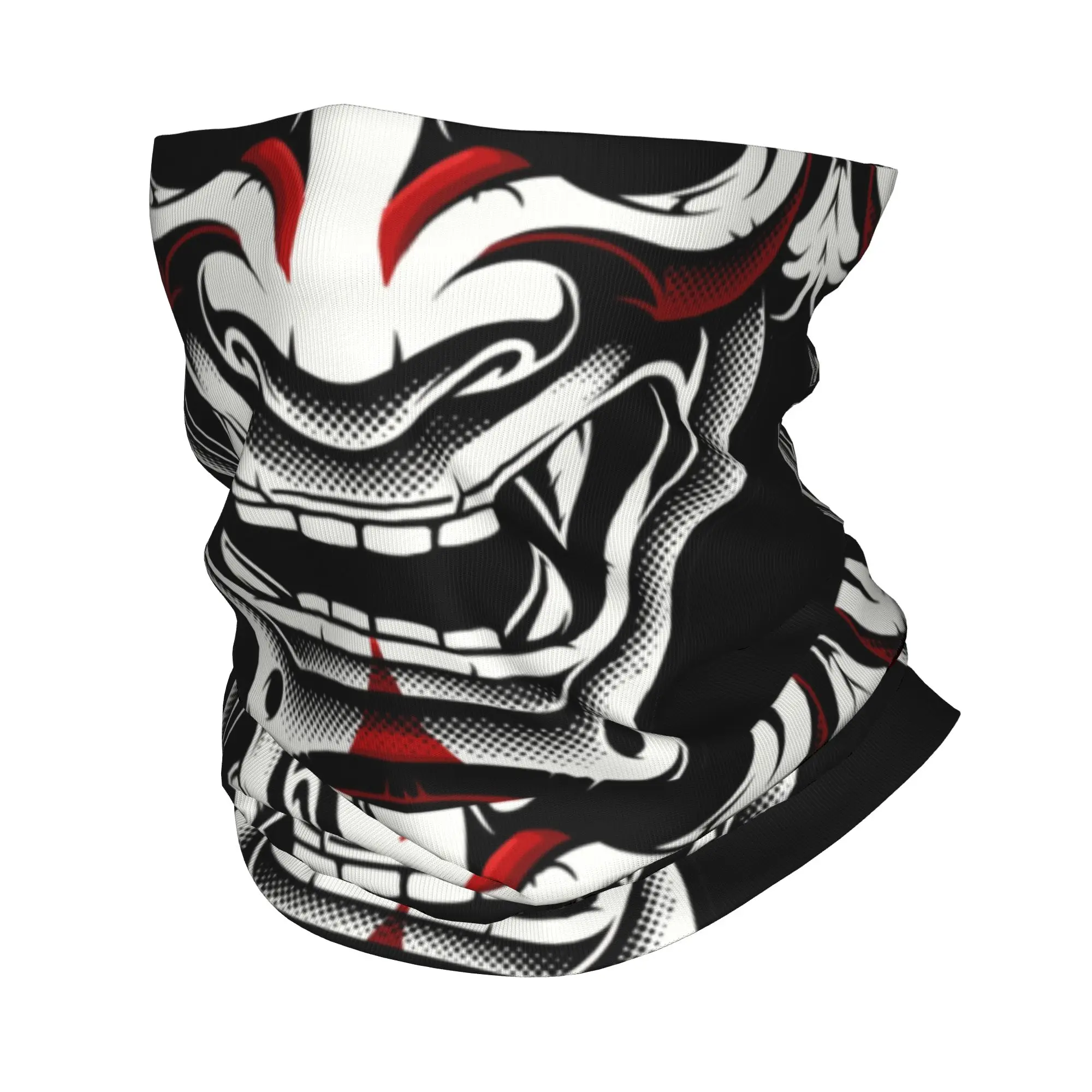 Neck Warmer Balaclava - Новая бело-красная бандана-балаклава в японском стиле: