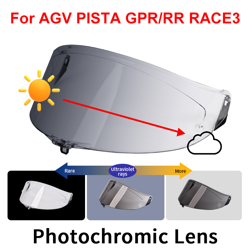 Helmet Full Face - Фотохромные линзы для козырька AGV Pista