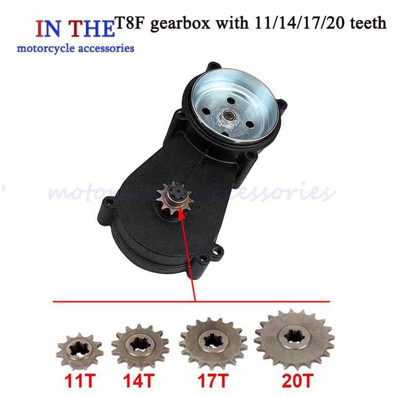 Motorcycle Gear Tidy - Мотоциклетный редуктор T8F с 11/14/17/20 зубьями