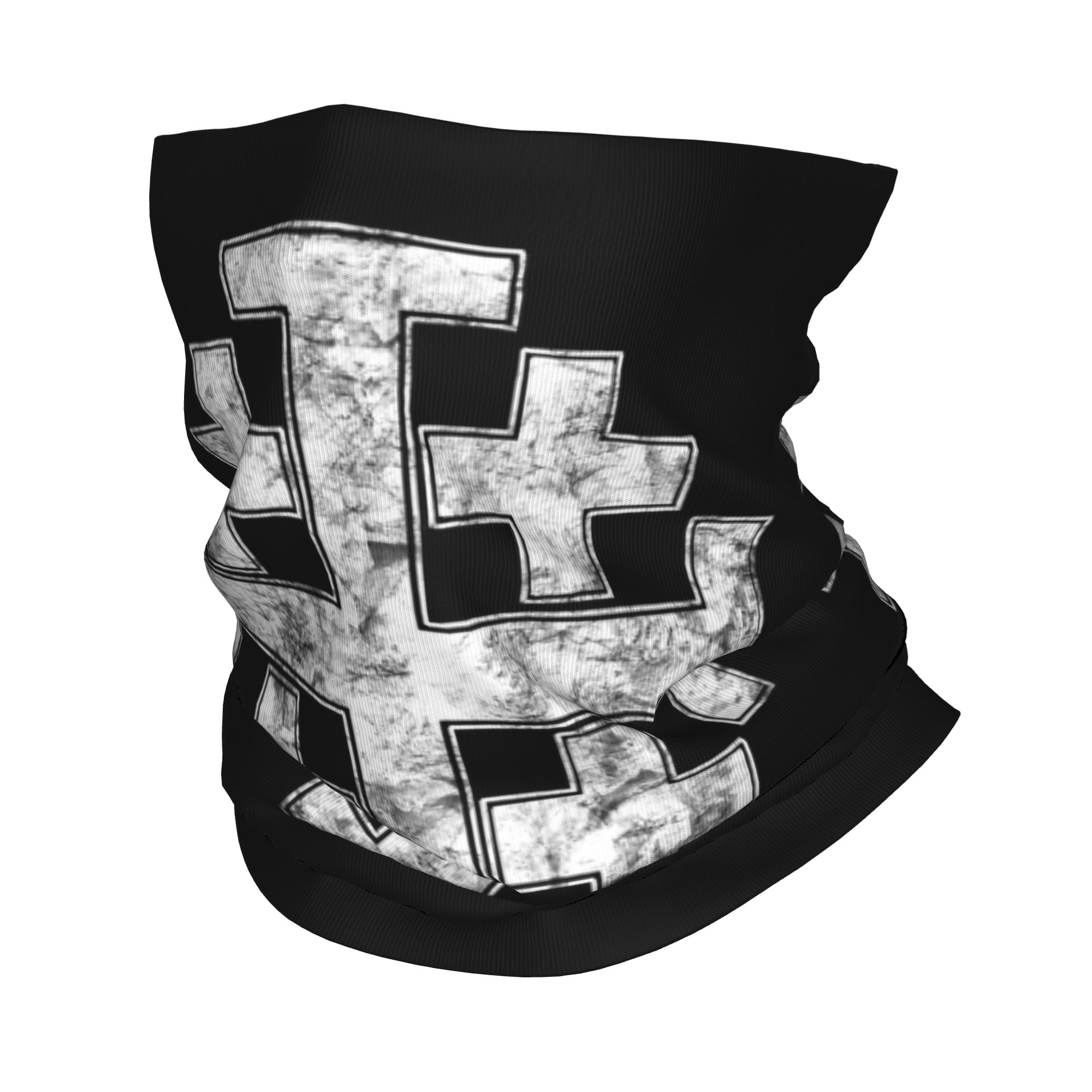 Neck Warmer Balaclava - Бандана-балаклава с принтом «Иерусалимский крест» и
