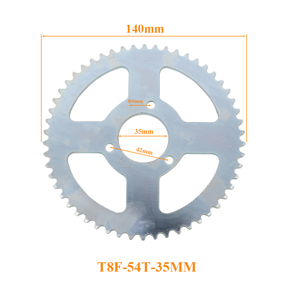Задняя цепная звездочка T8F 54 – обзор и цена Motorcycle Gear Tidy